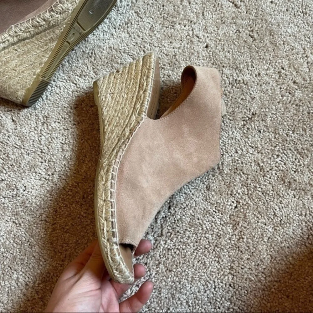 Maypol Handmade in Spain Suede Espadrille Wedge Sandals Anthropologie Boho